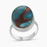 Lava Mexican Turquoise Silver Rings