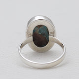 Lava Mexican Turquoise Silver Rings