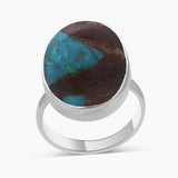 Lava Mexican Turquoise Silver Rings