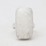 925 Sterling Silver Scolecite Rings