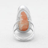 925 Silver Pink Scolecite Rings