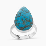 Mexican Turquoise Silver Rings