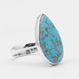 Mexican Turquoise Silver Rings
