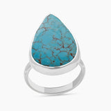 Mexican Turquoise Silver Rings