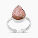 925 Sterling Silver Natural Sunstone Rings