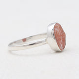 925 Sterling Silver Natural Sunstone Rings