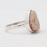 925 Sterling Silver Natural Sunstone Rings