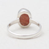 925 Sterling Silver Natural Sunstone Rings