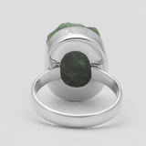 925 Silver Chrome Diopside Rings