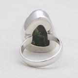 925 Silver Chrome Diopside Rings
