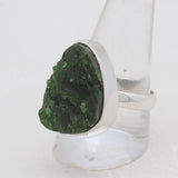 925 Silver Chrome Diopside Rings