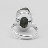 925 Silver Chrome Diopside Rings