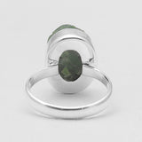 925 Silver Chrome Diopside Rings