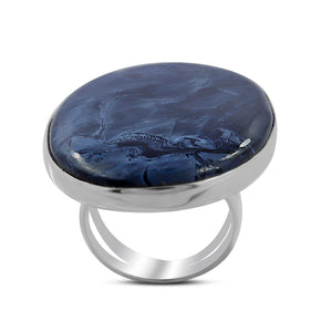 925 Sterling Silver Pietersite Ring