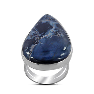 925 Sterling Silver Pietersite Ring