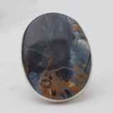 Pietersite Jasper Silver Rings