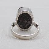 Natural Astrophyllite Silver Rings