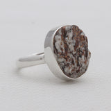 Natural Astrophyllite Silver Rings