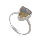 Ethiopian Opal Silver Ring