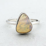 Ethiopian Opal Silver Ring