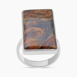 Pietersite Jasper Silver Rings