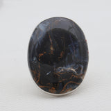 Pietersite Jasper Silver Rings