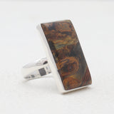 Pietersite Jasper Silver Rings
