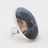 925 Sterling Silver Pietersite Jasper Rings