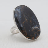 Pietersite Jasper Silver Rings