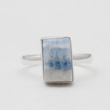 Blue Rhodochrosite Silver Rings