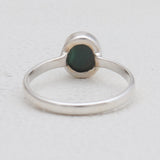 Natural Malachite 925 Sterling Silver Rings