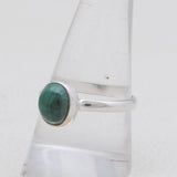 Natural Malachite 925 Sterling Silver Rings
