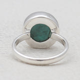 925 Sterling Silver Malachite Brain Rings