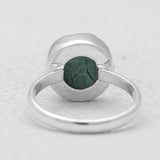 925 Sterling Silver Malachite Brain Rings