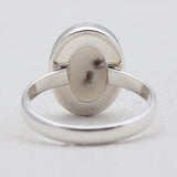 925 Silver Solar Ice Quartz Rings