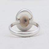 925 Silver Solar Ice Quartz Rings