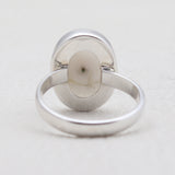 925 Silver Solar Ice Quartz Rings