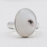 925 Silver Solar Ice Quartz Rings