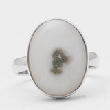 925 Silver Solar Ice Quartz Rings