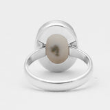 925 Silver Solar Ice Quartz Rings