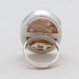 925 Sterling Silver Turkish Agate Rings