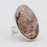 925 Sterling Silver Turkish Agate Rings