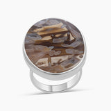925 Sterling Silver Turkish Agate Rings
