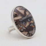 925 Sterling Silver Turkish Agate Rings