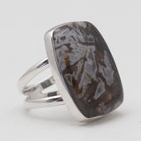925 Sterling Silver Turkish Agate Rings