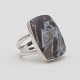 925 Sterling Silver Turkish Agate Rings