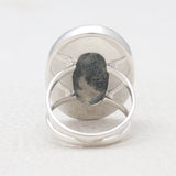 Moss Agate Silver Rings