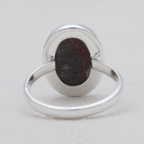 925 Sterling Silver Crazy Lace Agate Rings