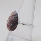Crazy Lace Agate Silver Handmade Rings