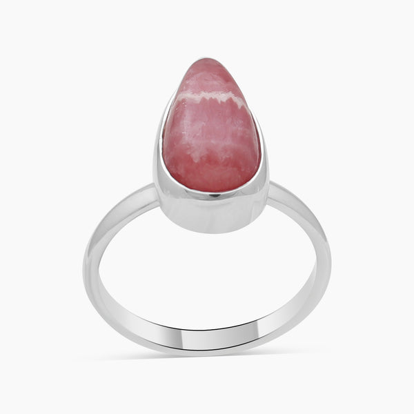 925 Sterling Silver Rhodochrosite Rings